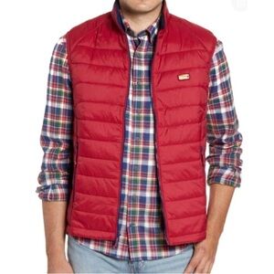 johnnie-O Hudson Puffer Vest Size Large 🇺🇸